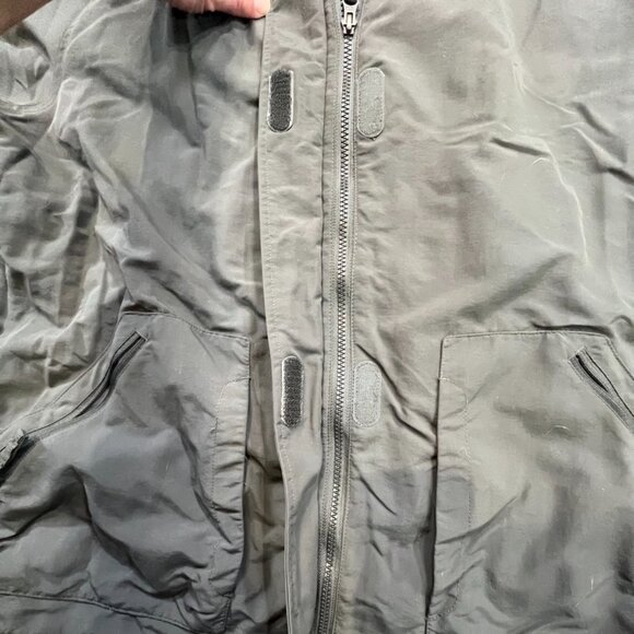 Lands End Outfitters Men's Fleece Lined Outrigger Jacket, Gray, Sz 2XL, Hooded - Picture 4 of 16